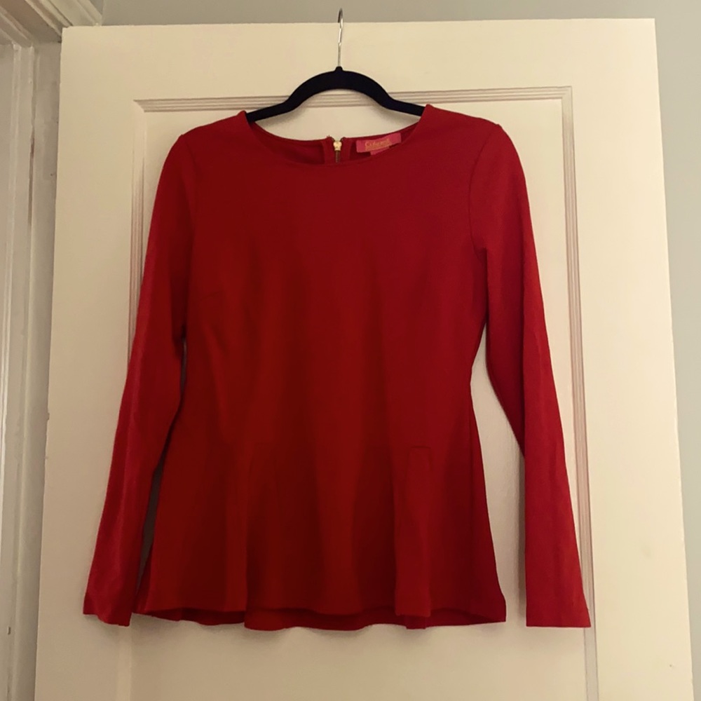 Catherine Malandrino (M) Red fit and flair